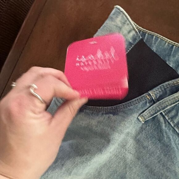 Under Belly Midi Maternity Jean Shorts Isabel Maternity Ingrid & Isabel Sz 8 NWT - Picture 4 of 8